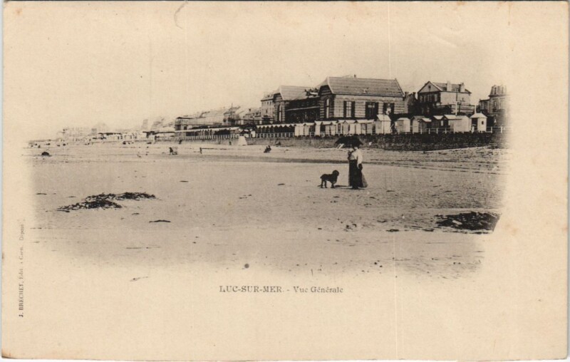 Carte postale ancienne Luc-sur-Mer Vue Generale à Luc-sur-Mer