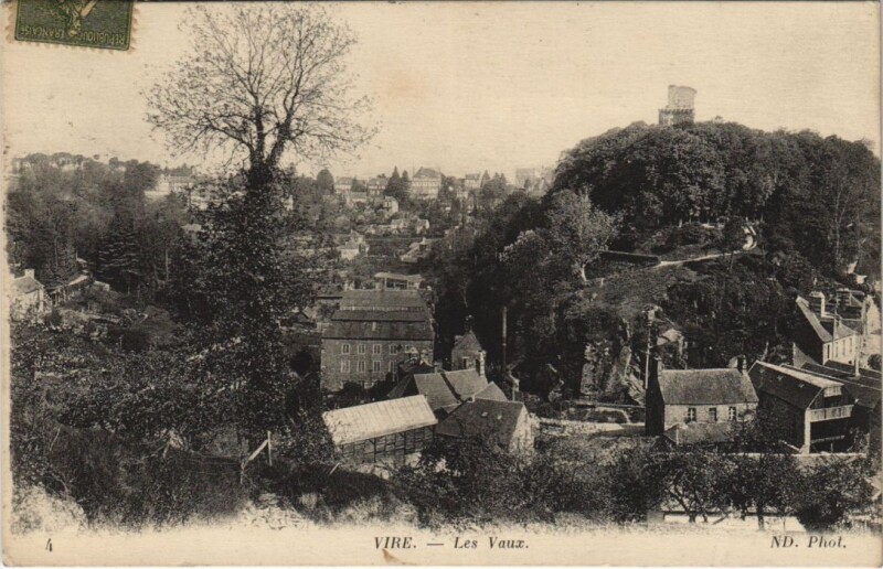 Carte postale ancienne Vire Les Vaux