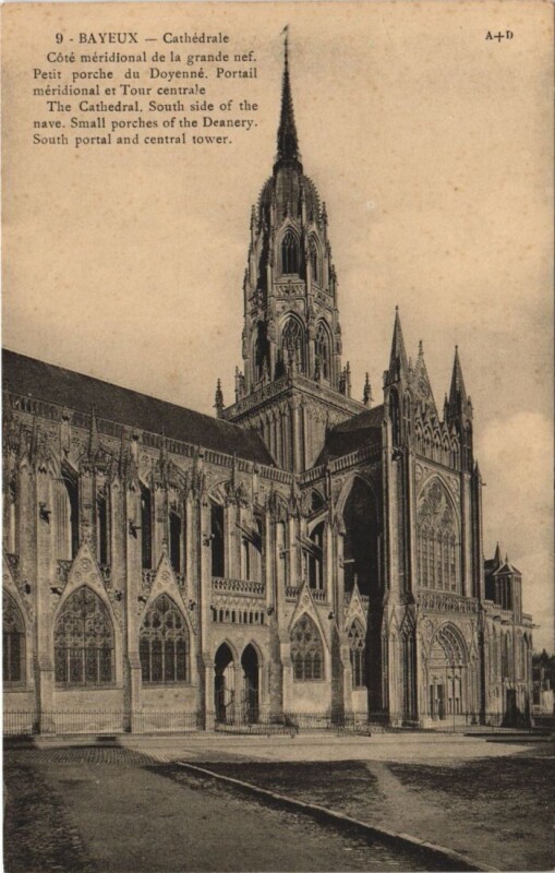 Carte postale ancienne Bayeux Cathedrale à Bayeux