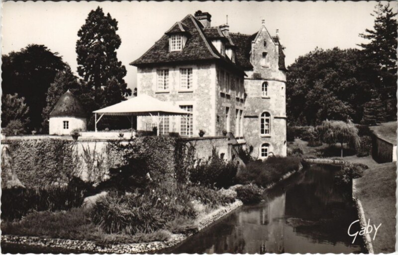 Carte postale ancienne Pont-l'Eveque Chateau de Reux
