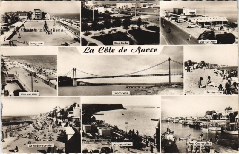 Carte postale ancienne La Cote de Nacre - Town Scenes