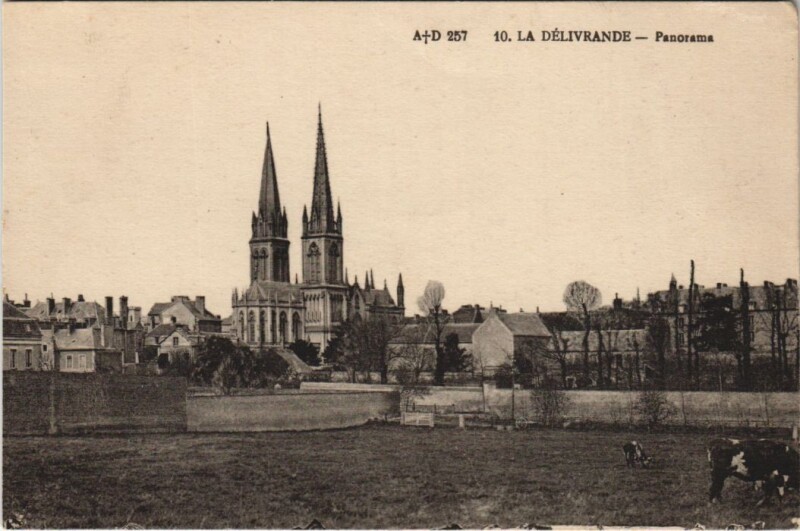 Carte postale ancienne La Delivrande Panorama