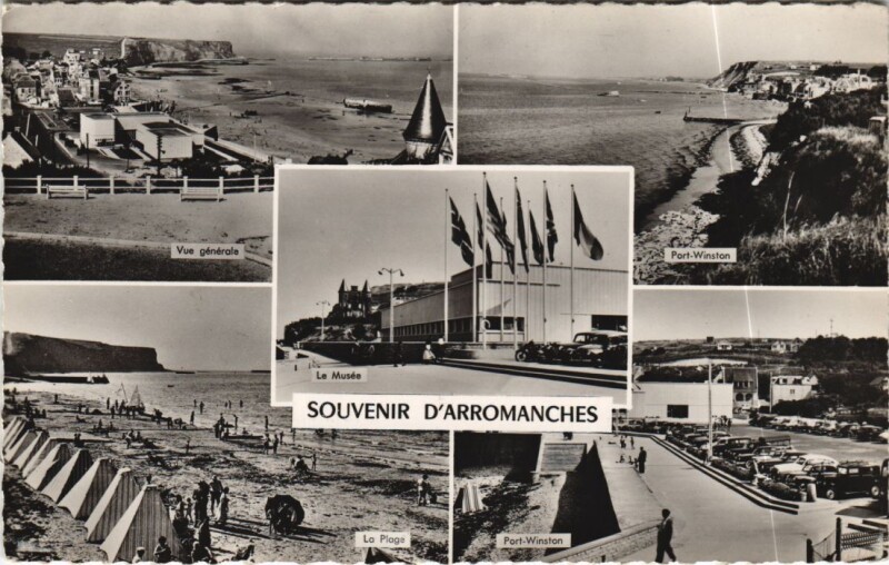 Carte postale ancienne Arromanches Scenes
