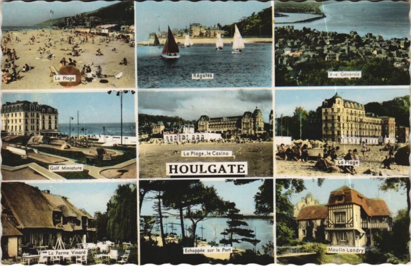 Carte postale ancienne Houlgate Scenes à Houlgate