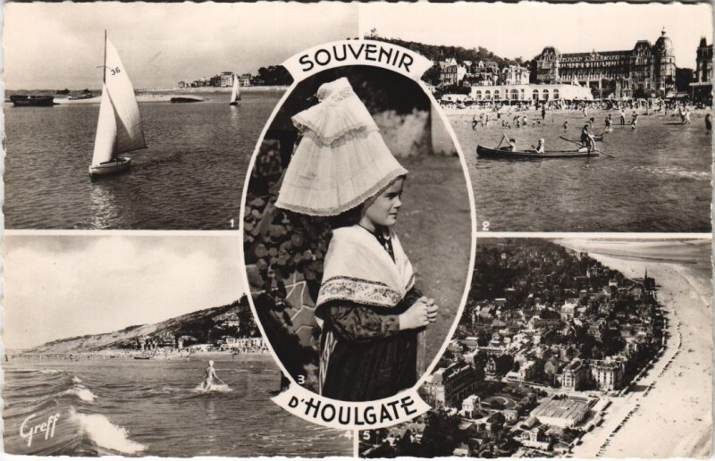 Carte postale ancienne Houlgate Scenes à Houlgate