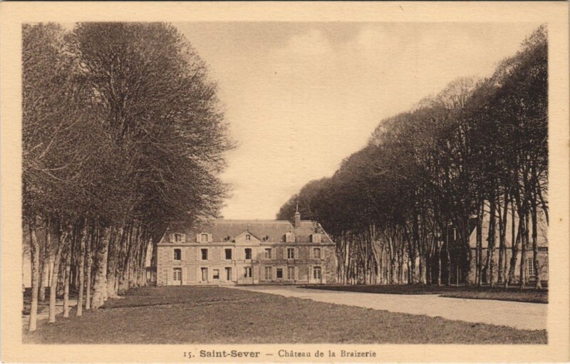 Carte postale ancienne Saint-Sever Chateau de la Braizerie