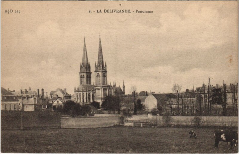 Carte postale ancienne La Delivrande Panorama
