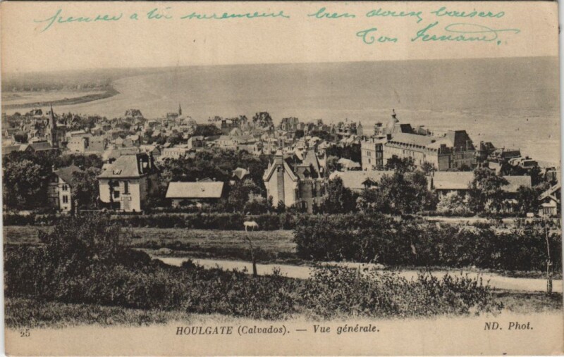 Carte postale ancienne Houlgate Vue Generale à Houlgate