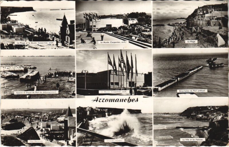 Carte postale ancienne Arromanches Scenes