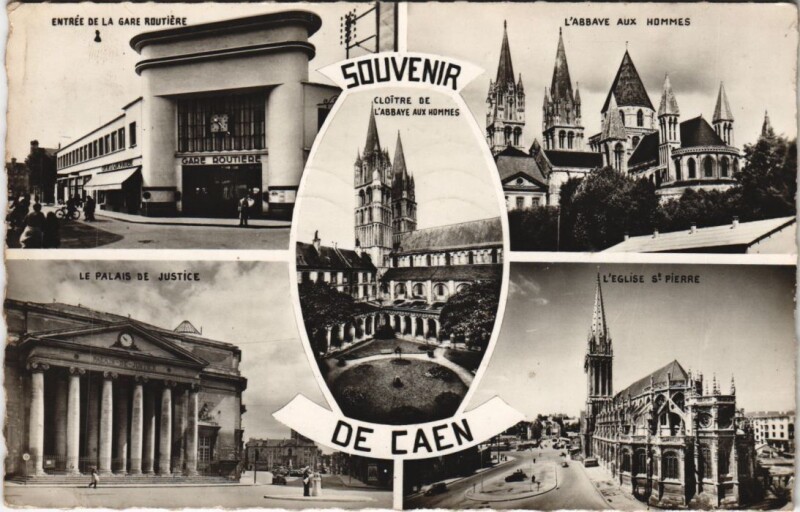 Carte postale ancienne Caen Scenes