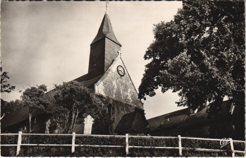 Carte postale ancienne Hennequeville L'Eglise