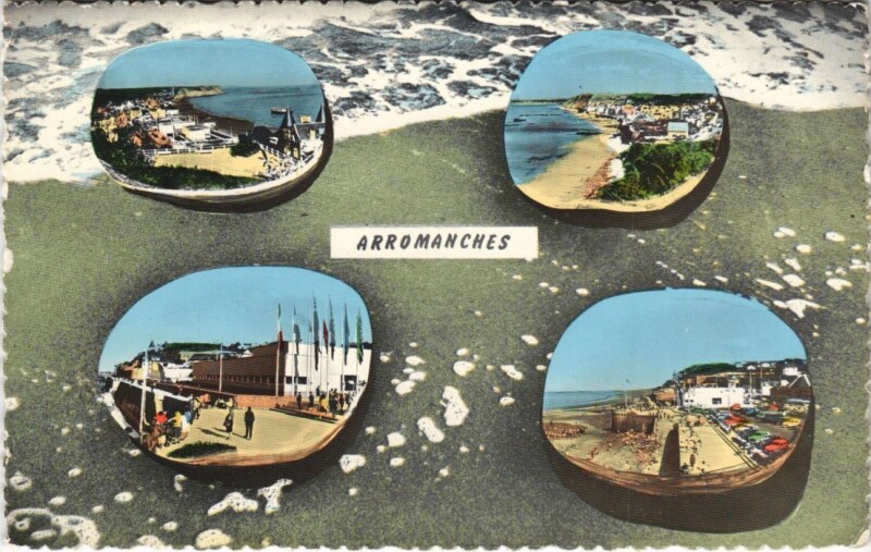 Carte postale ancienne Arromanches Scenes
