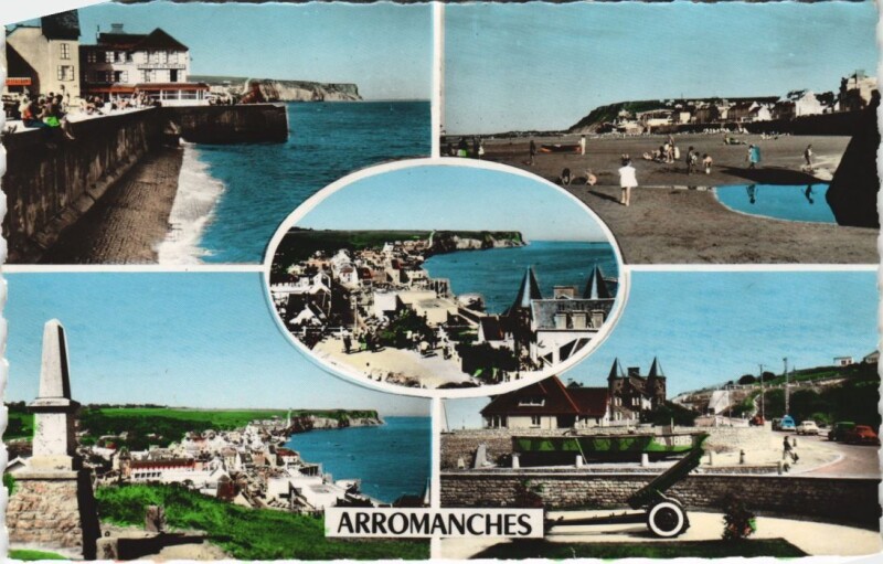 Carte postale ancienne Arromanches Scenes