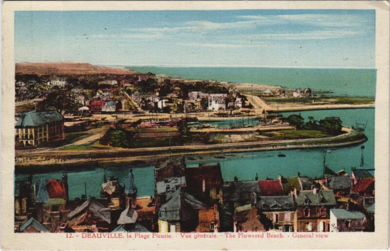 Carte postale ancienne Deauville Vue Generale à Deauville