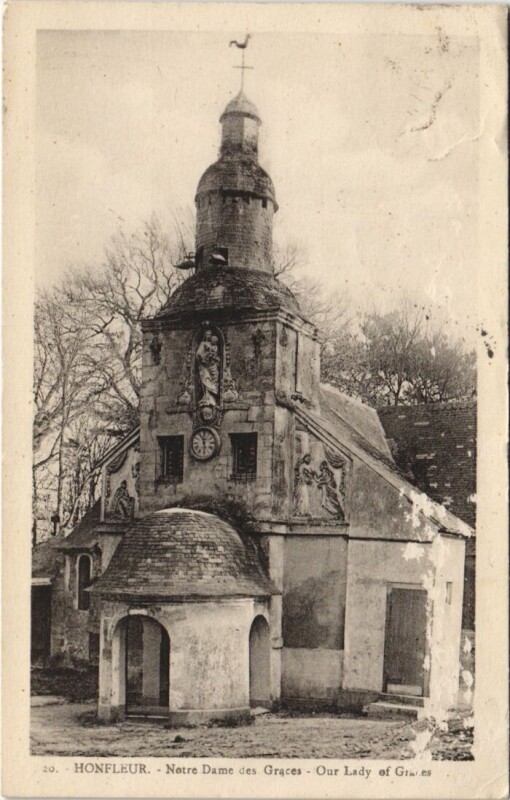 Carte postale ancienne Honfleur Notre-Dames des Graces à Honfleur