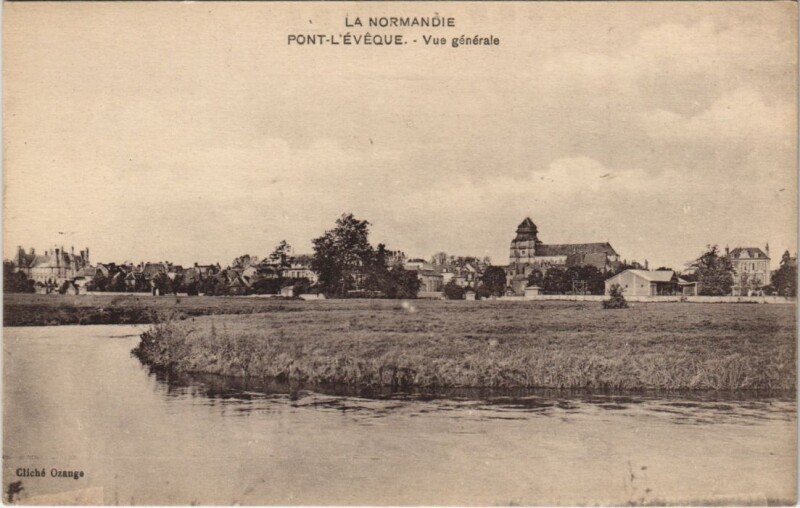 Carte postale ancienne Pont-l'Eveque Vue Generale