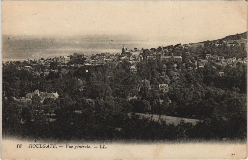 Carte postale ancienne Houlgate Vue Generale à Houlgate