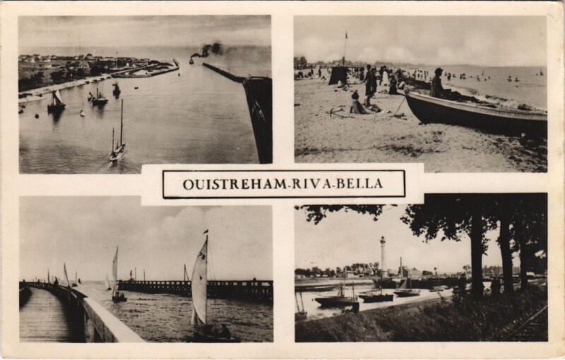 Carte postale ancienne Ouistreham Riva-Bella - Scenes à Ouistreham
