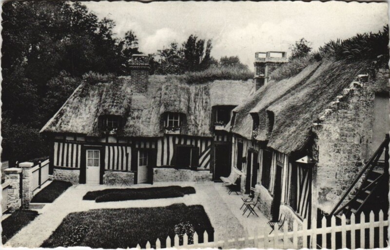 Carte postale ancienne Houlgate La Maison de Pecheurs à Houlgate