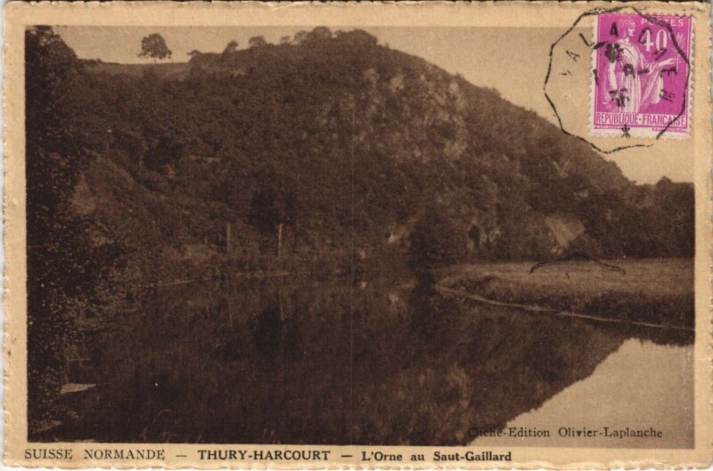 Carte postale ancienne Thury-Harcourt L'Orne au Saint-Gaillard