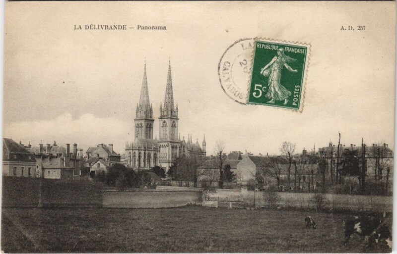 Carte postale ancienne La Delivrande Panorama