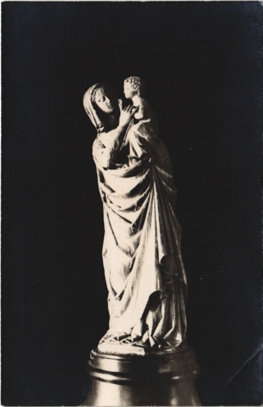 Carte postale ancienne Caen Musee de Caen - Statue