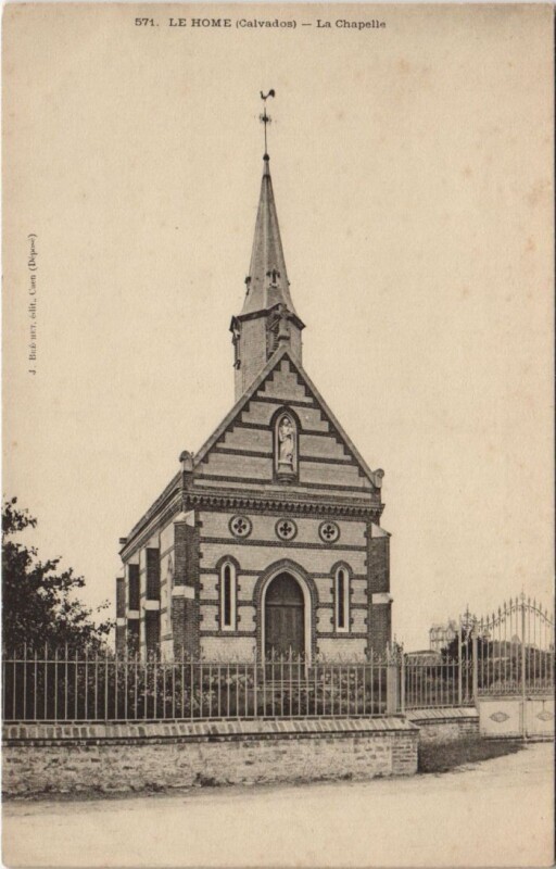 Carte postale ancienne Le Home-sur-Mer La Chapelle au Hom