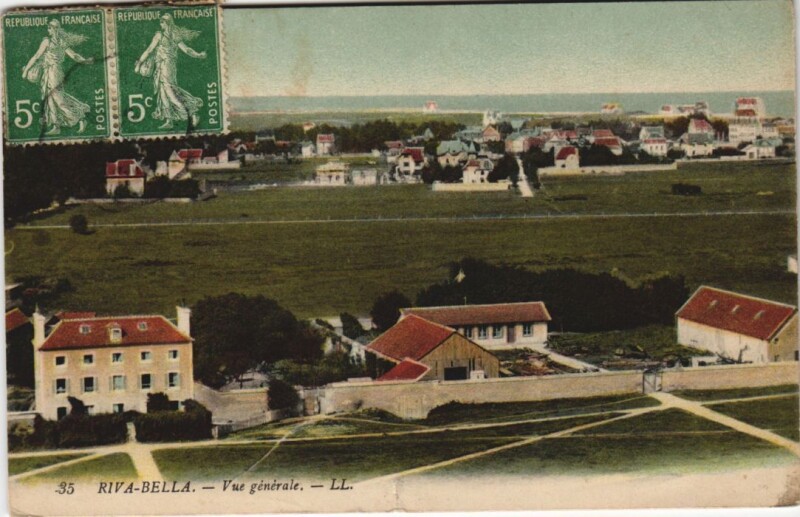 Carte postale ancienne Riva-Bella Vue Generale