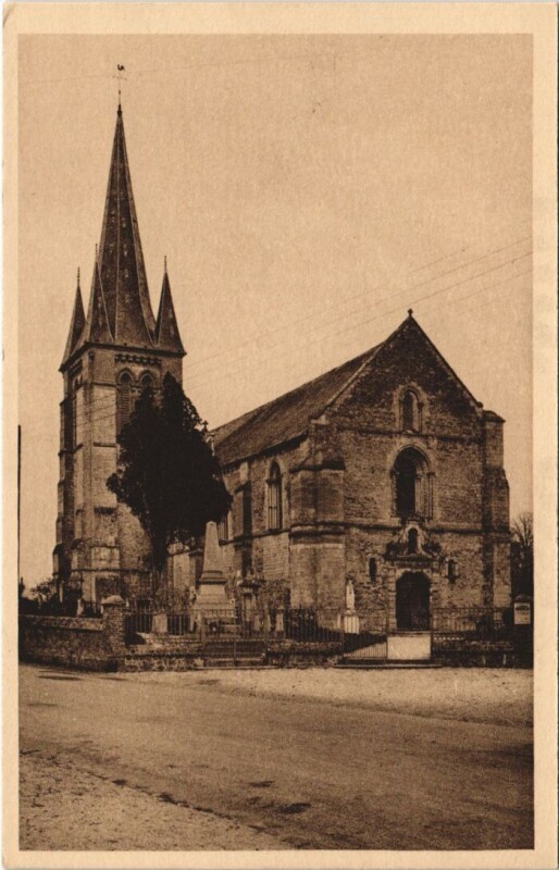 Carte postale ancienne Touques L'Eglise Saint-Thomas à Touques