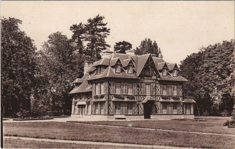 Carte postale ancienne Crevecoeur-en-Auge Env. - Bieville-Beuville - Chateau de Bieville