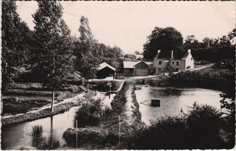 Carte postale ancienne Feins La Pisciculture de l'Etang à Feins