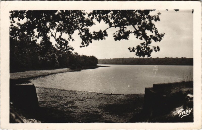 Carte postale ancienne Saint-Suliac Pelan-le-Grand Etang du Perray Pointe de Grinfollet à Saint-Suliac