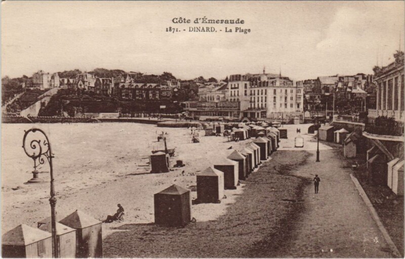 Carte postale ancienne La Plage à Dinard
