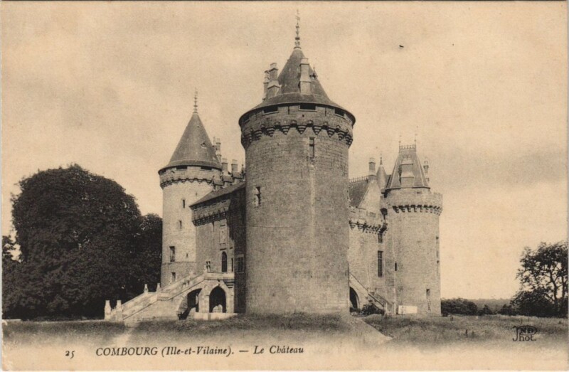 Carte postale ancienne Combourg Le Chateau à Combourg