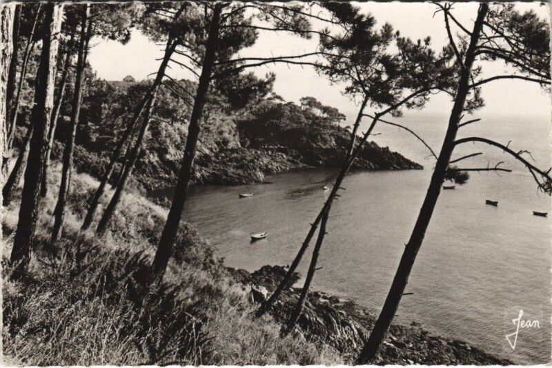 Carte postale ancienne Cancale L'Anse de Port-Pican à Cancale