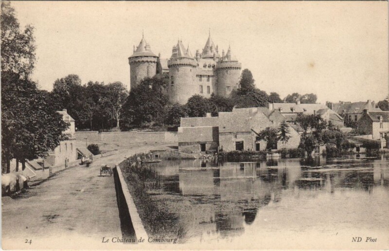 Carte postale ancienne Combourg Le Chateau à Combourg