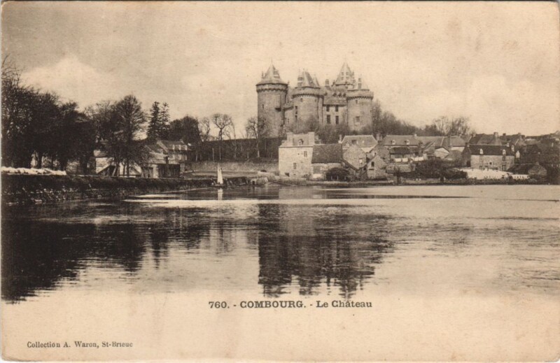 Carte postale ancienne Combourg Le Chateau à Combourg