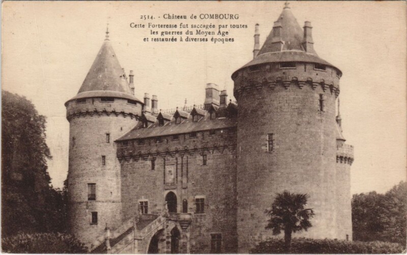Carte postale ancienne Combourg Chateau à Combourg