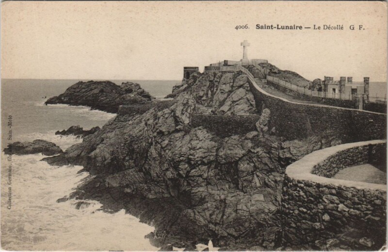 Carte postale ancienne Saint-Lunaire Le Decolle à Saint-Lunaire