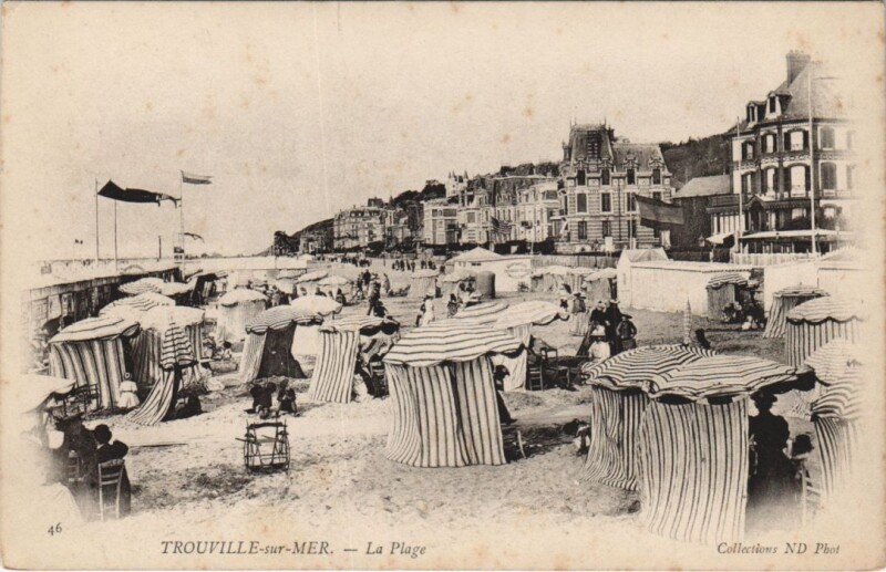 Carte postale ancienne Trouville La Plage