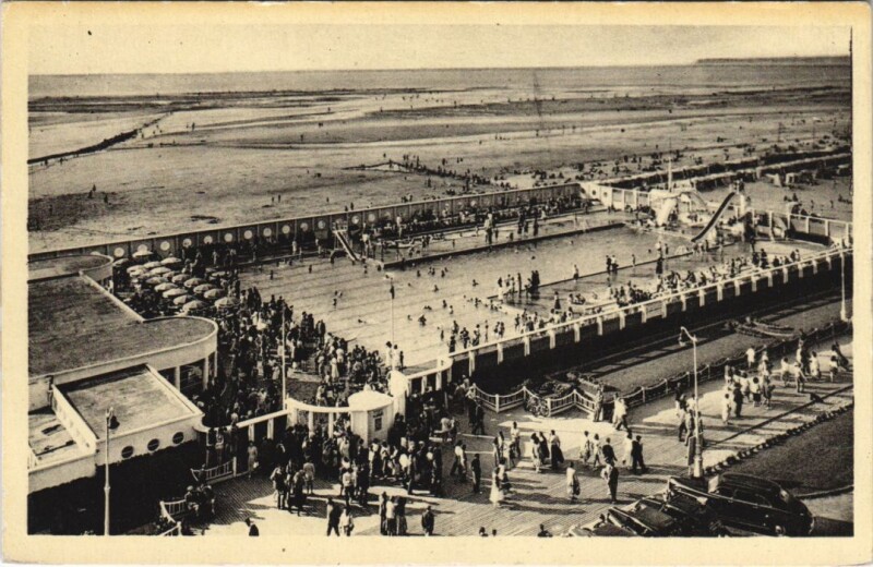 Carte postale ancienne Trouville La Piscine
