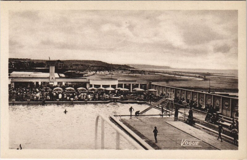 Carte postale ancienne Trouville La Piscine