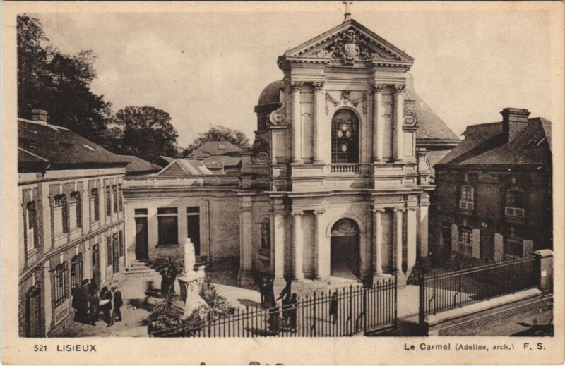 Carte postale ancienne Lisieux Le Carmel à Lisieux