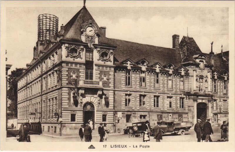 Carte postale ancienne Lisieux La Poste à Lisieux