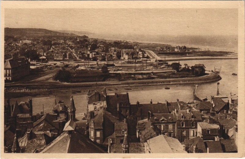 Carte postale ancienne Deauville vue generale à Deauville