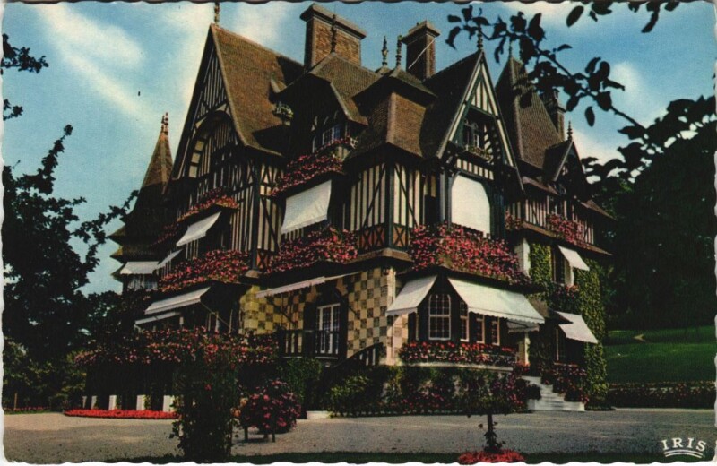 Carte postale ancienne Deauville La Ferme du Coteau à Deauville