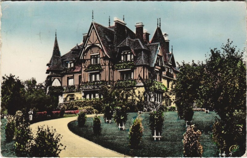 Carte postale ancienne Deauville Ferme du Coteau à Deauville