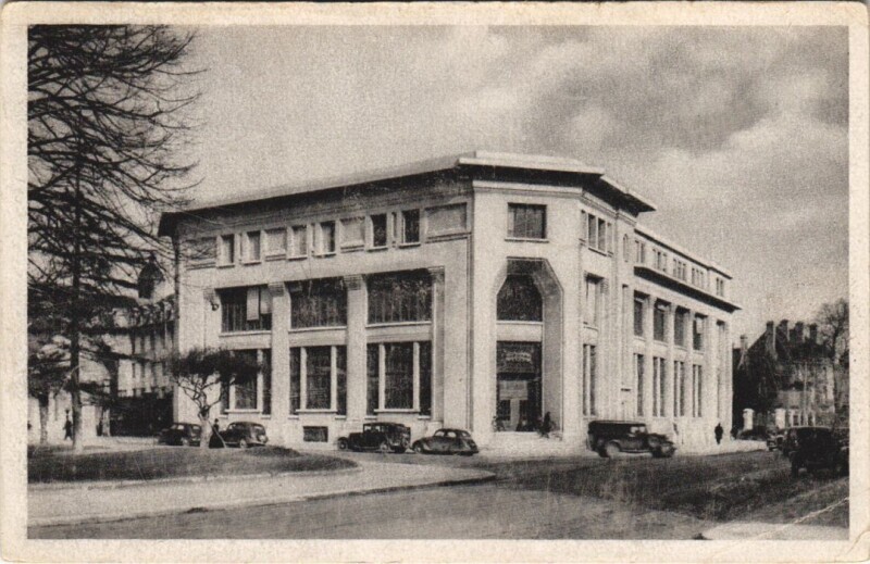 Carte postale ancienne Caen Grande Poste