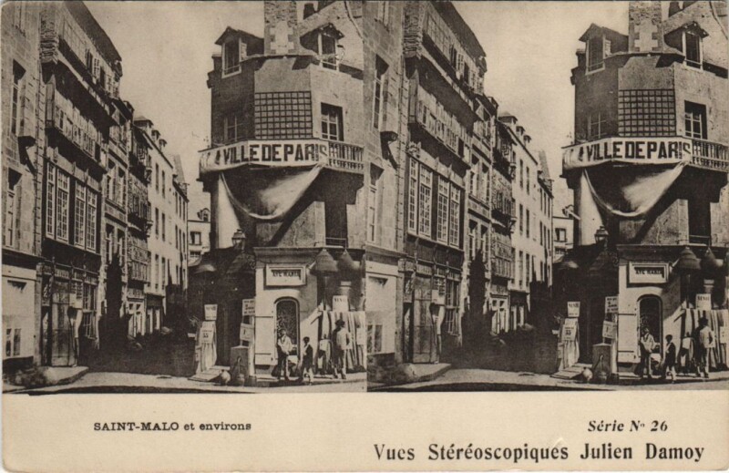 Carte postale ancienne Saint Malo souvenir à Saint-Malo