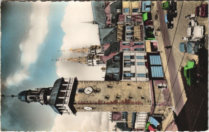 Carte postale ancienne Moulins L'Horloge Municipale France à Moulins